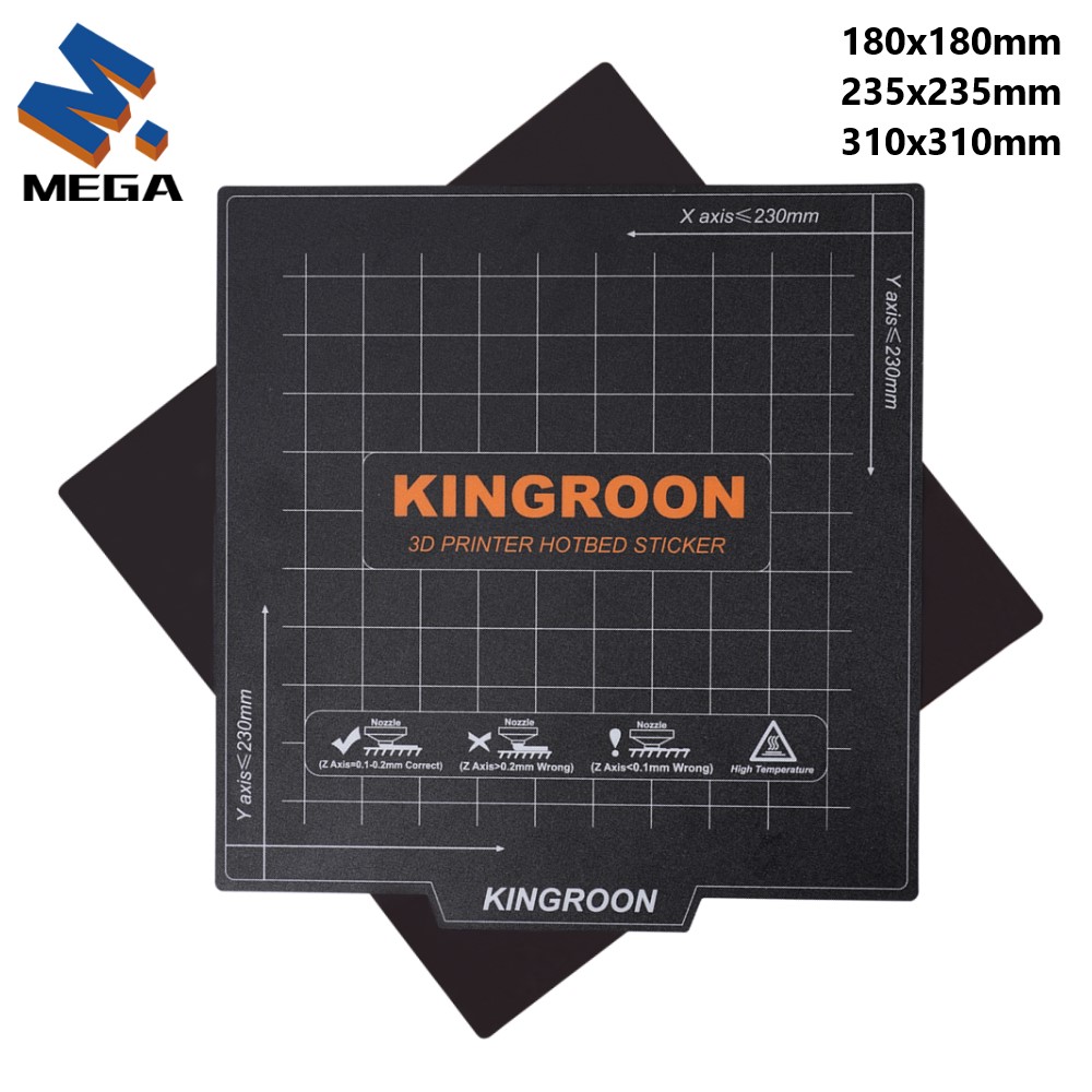 Creality Printer K1 - Kingroon cama de calor magnética flexível