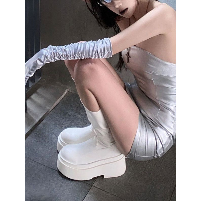 Botas de cano longo de sola gr - Pipe Bending Spring avaliação e preço